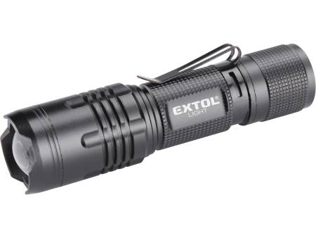 svítilna 400lm, zoom, USB nabíjení, CREE XTE 5W