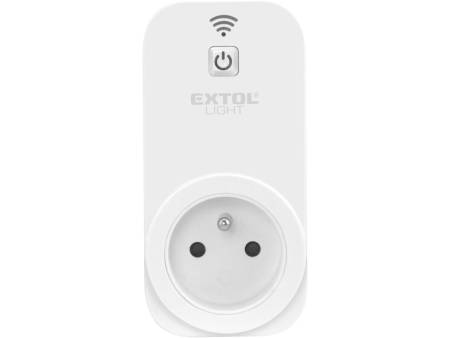 zásuvka ovládána Wi-Fi + centrální ovládání pro RF zařízení, Wi-Fi 802.11 b/g/n, max 3680W